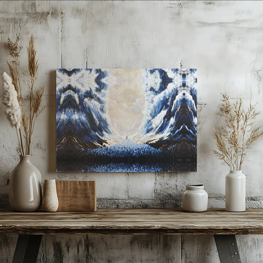 Moses Parting The Red Sea Wall Art | Biblical Miracle Canvas Print | Gallery-Quality Decor | Religious Home Gift