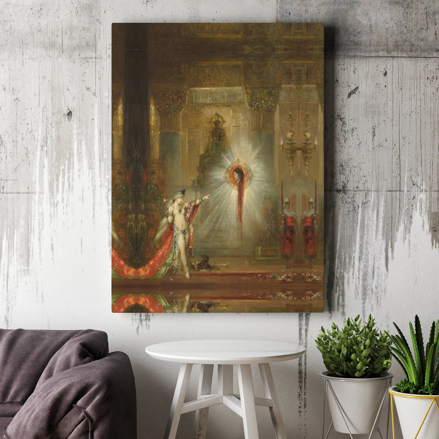 The Apparition by Gustave Moreau | Famous Symbolist Art Canvas Print | Gallery-Quality 1.25" Profile | Classical Fine Art Home Decor Wall Hanging