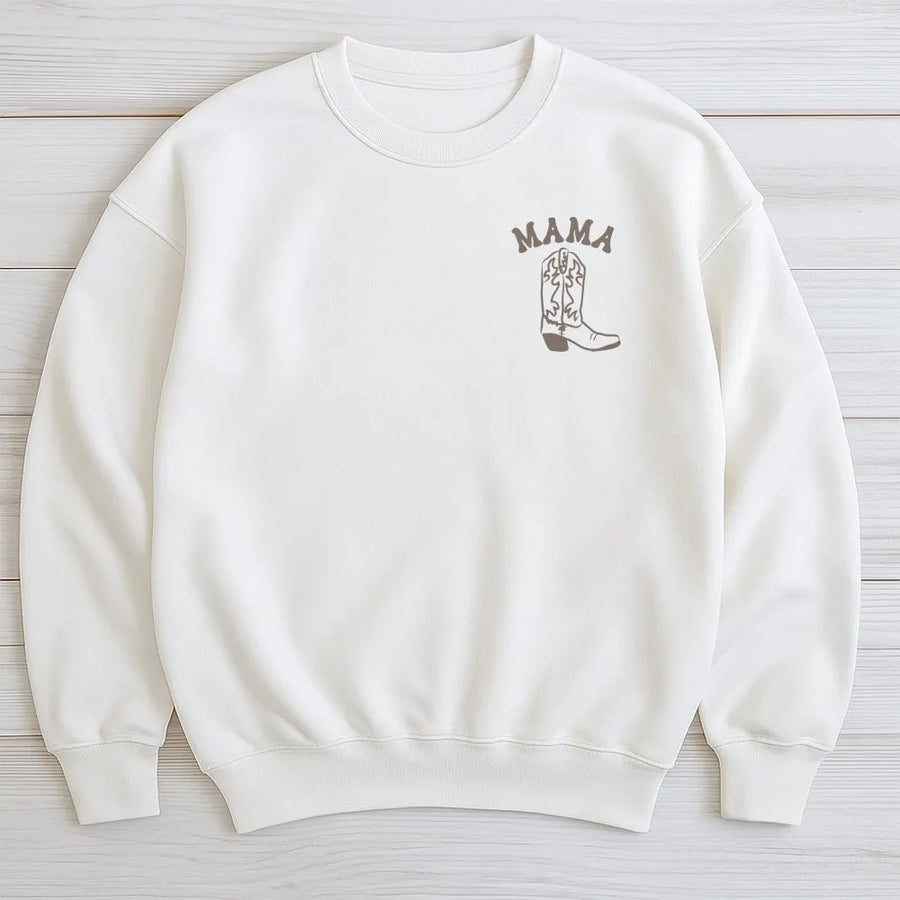 Western Mama Sweatshirt | Cowboy Boot Graphic Tee | Soft Cotton Shirt | Gift for Country Mom