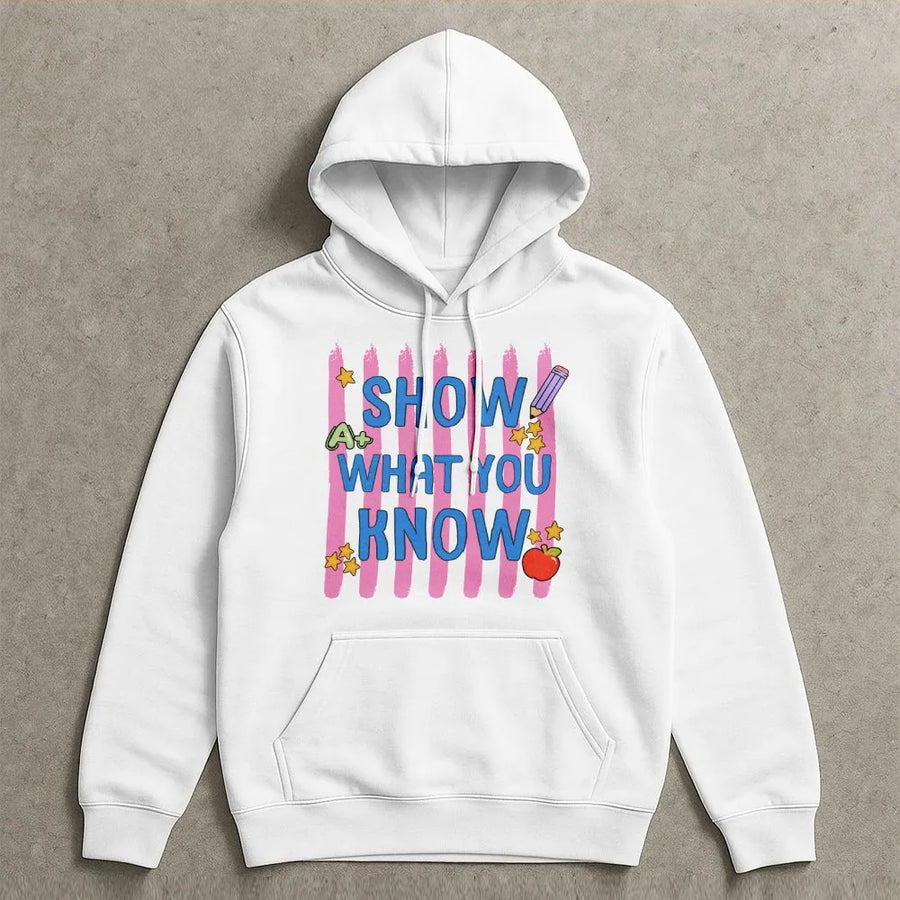 Show What You Know Teacher Shirt | Cute Motivational Testing Day Tee | Premium Soft Cotton | Teacher Appreciation Gift