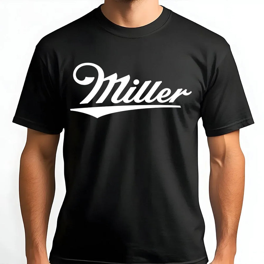 Miller Beer Vintage Baby T-Shirt Y2k Fitted T-Shirt, Trendy Baseball Game Outfit, Iconic Retro T-Shirt, Soft Women'S Top
