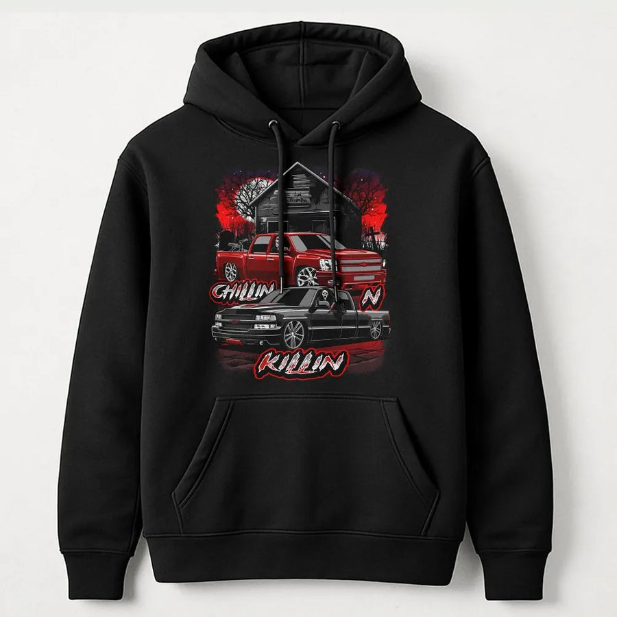 Car Enthusiast Hoodie | Graphic Automotive Streetwear | Cotton-Polyester Blend | Gift For Him or Her Car Lover