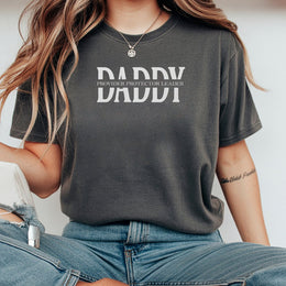 Daddy Provider Protector Leader T-Shirt | Minimalist Graphic Father's Day 2026 Gift | 100% Cotton Premium Tee | Apparel for Dads & New Fathers