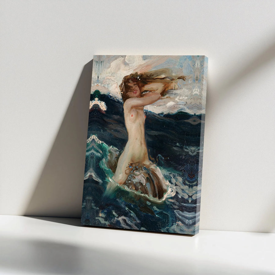 The Birth Of Venus Canvas Print | Odilon Redon Fine Art Reproduction | 1.25 Inch Gallery Wrap | Classic Mythology Wall Art Decor For Home