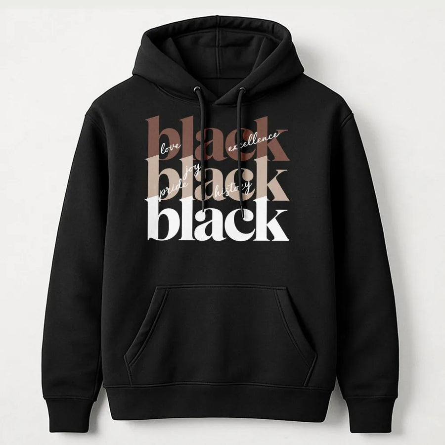 Black History Month Hoodie | Empowering African American Pride Graphic | Premium Cotton Blend | Meaningful Gift For Cultural Awareness