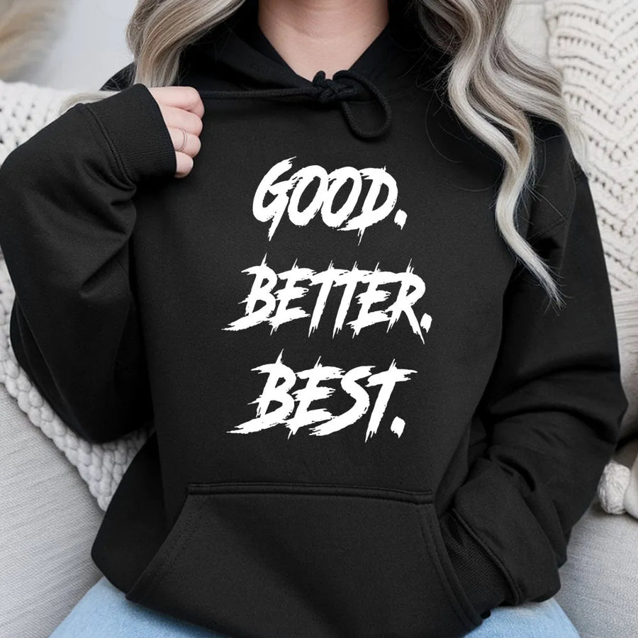 Good Better Best Football Graphic Hoodie, Good Better Best Hoodie, Chicago Hoodie, Bears Hoodie, Football Hoodie