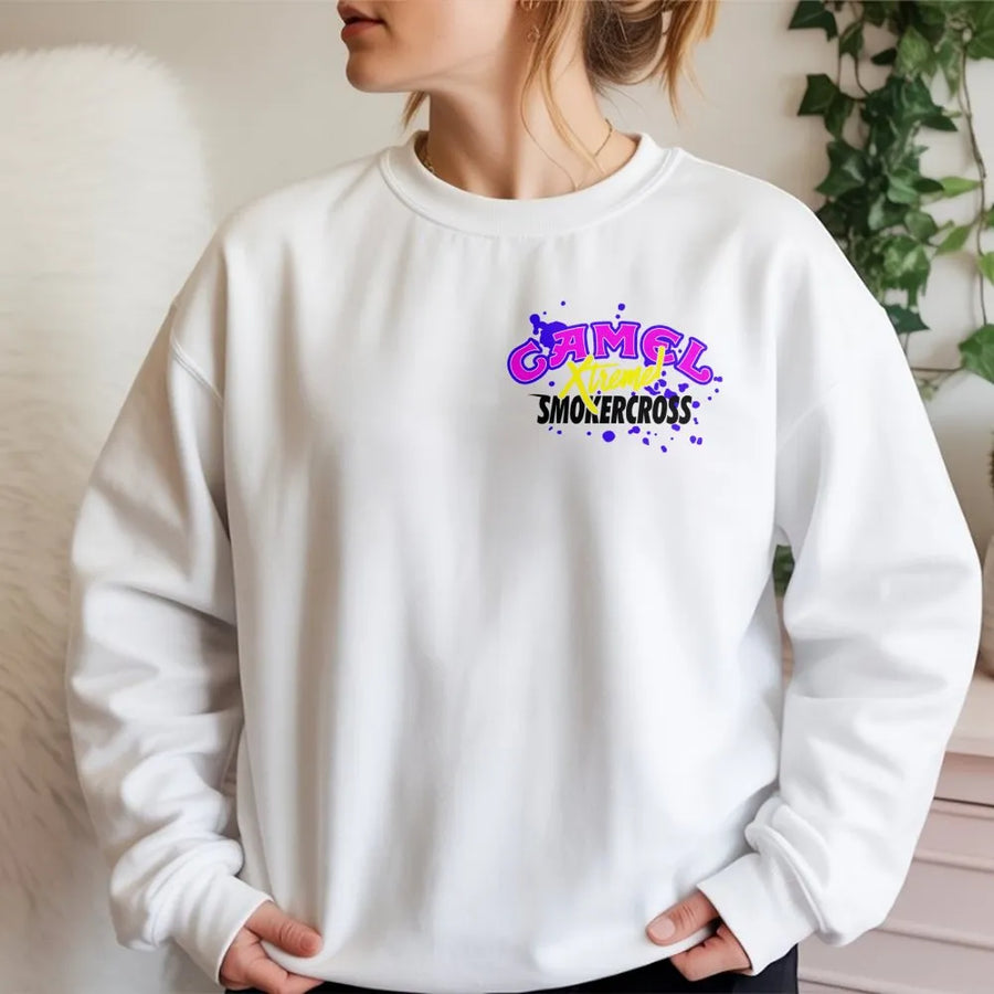 Motorsport Graphic Sweatshirt | Xtreme Supercross Racing Design | Premium Cotton-Poly Blend | Unisex Streetwear Gift for Racing Fans
