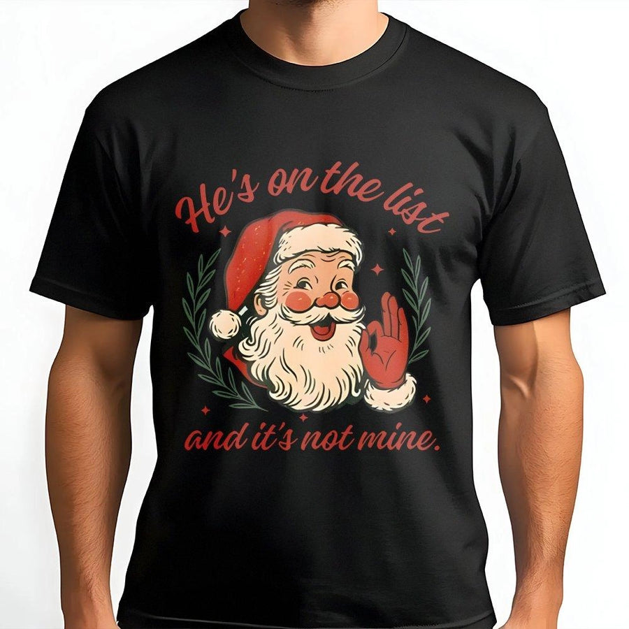 Santa Claus Christmas T-Shirt | Funny Anti-Politics Holiday Graphic | Premium Cotton Unisex Tee | Gift for Liberal Voters and Democrats