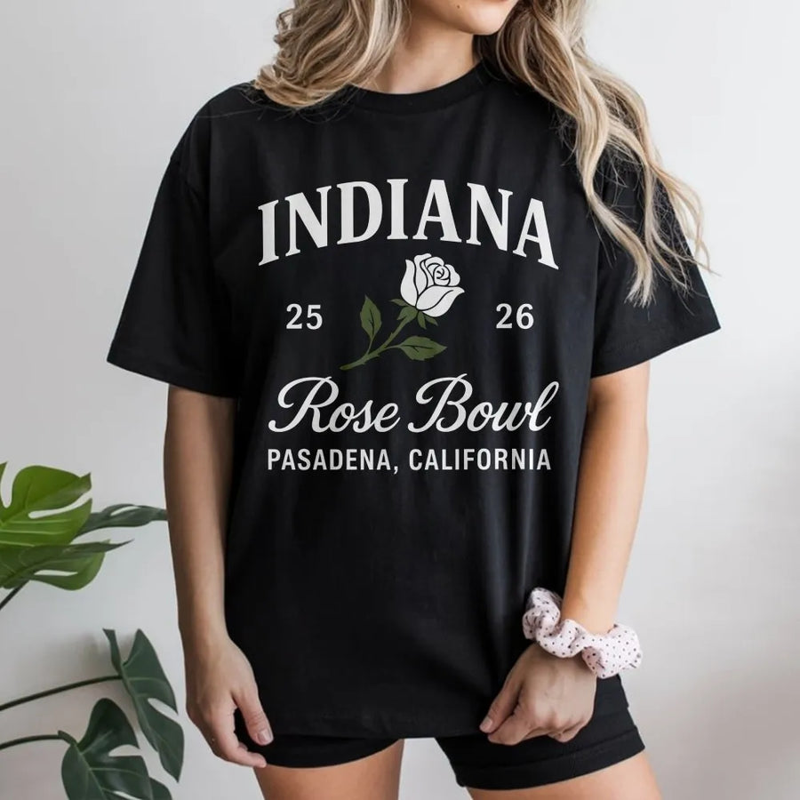 Rose Bowl Indiana 2025 2026, Vintage Rose Football T-Shirt
