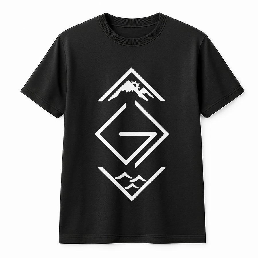 God Is Greater Than The Highs And Lows T-Shirt | Minimalist Faith Symbol Graphic | Soft 100% Cotton Premium Tee | Christian Gift for Men and Women