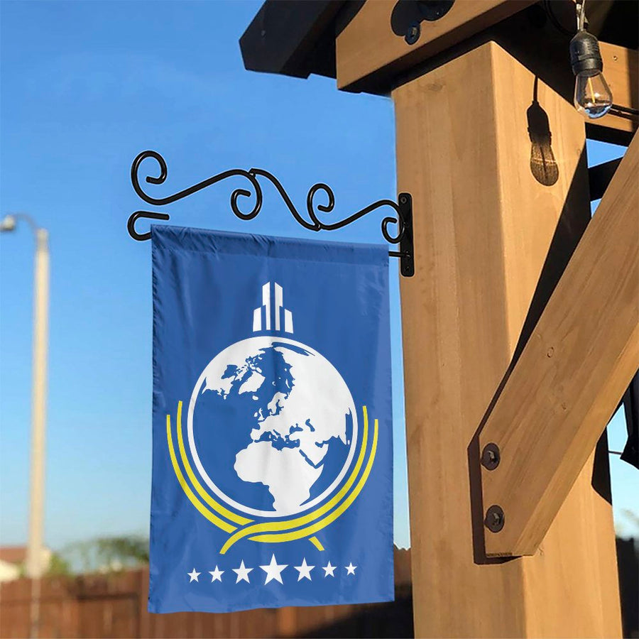World Unity Garden Flag | Global Peace Earth Design | Weather-Resistant Premium Polyester | Patriotic Outdoor Yard Decor Gift