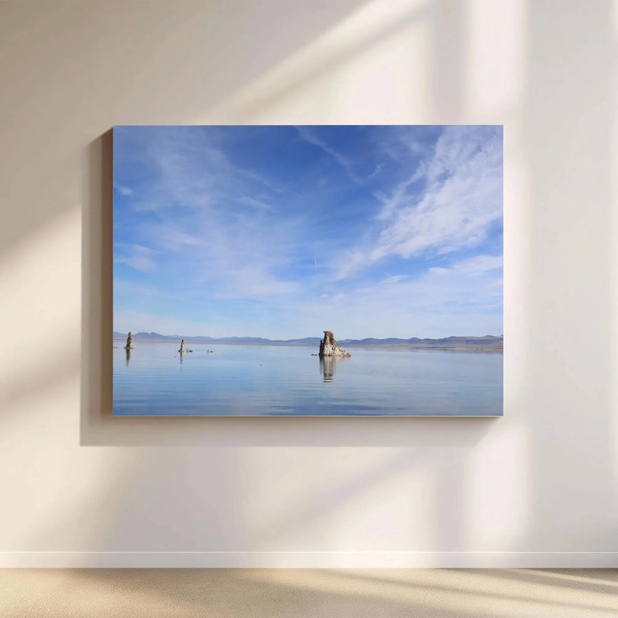 Mono Lake Tufa Towers Canvas Wall Art | California Landscape Photography | Premium Gallery-Wrapped Print | Ready-To-Hang Nature Decor