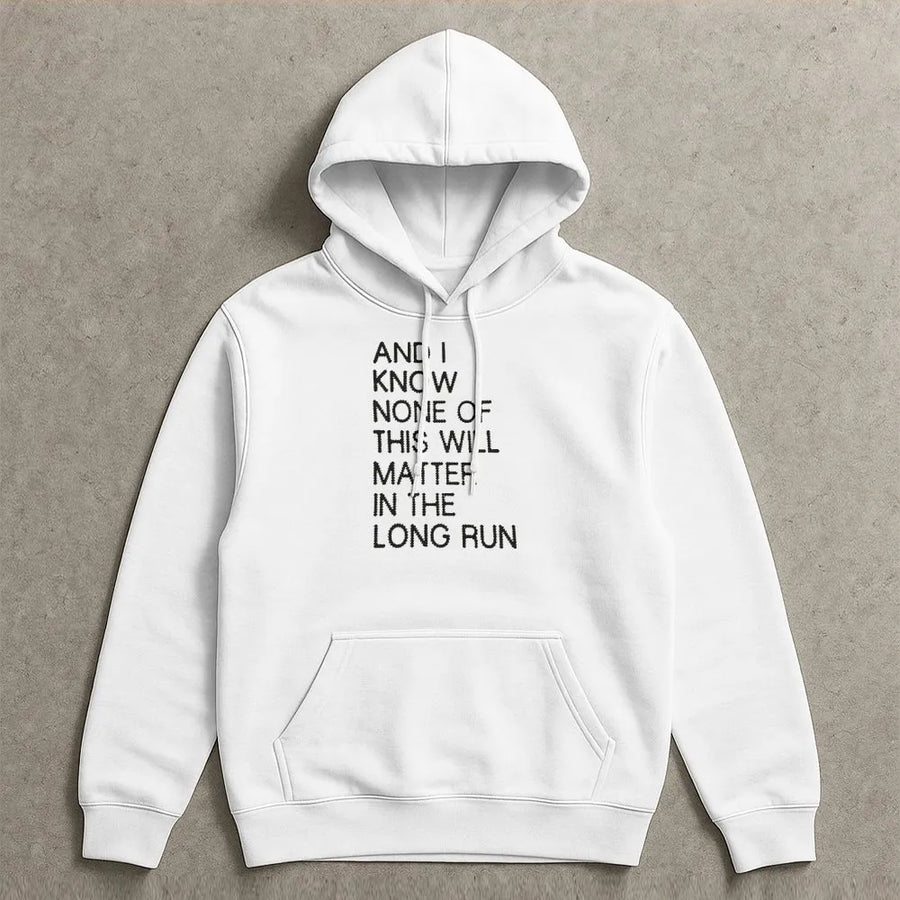 Existential Quote Hoodie | Y2K Aesthetic Minimalist Text Design | Premium Cotton-Blend Sweatshirt | Sarcastic Philosophy Gift for Adults