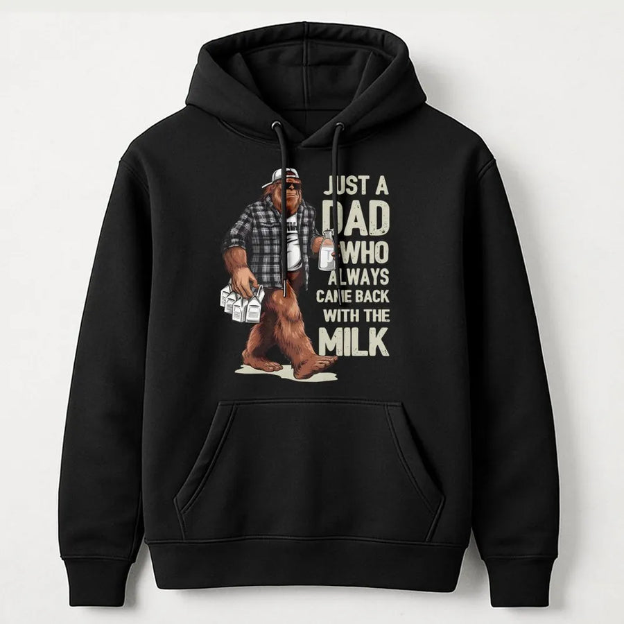 Bigfoot Dad Hoodie | Funny Sasquatch Quote Design | Premium Cotton Blend | Best Father's Day 2026 Gift for Dads
