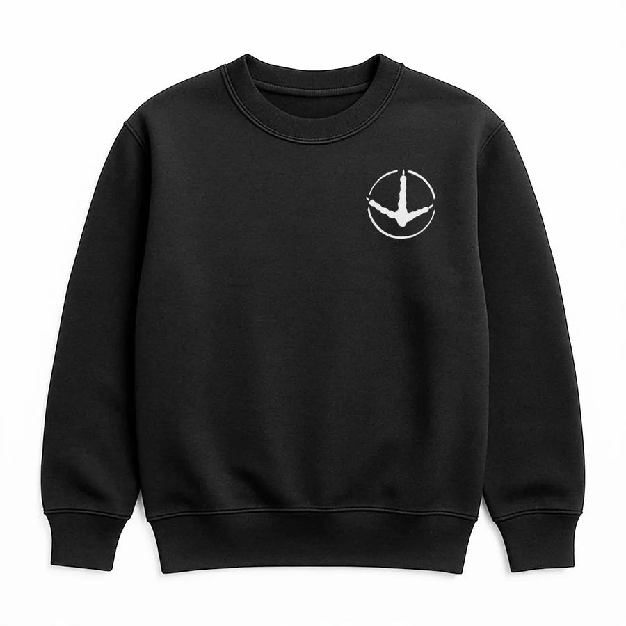 Turkey Track Sweatshirt | Minimalist Gobbler Footprint Logo | Soft Cotton Tee | Premium Gift for Hunter