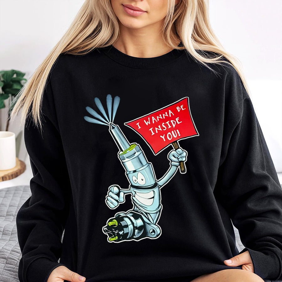 Fuel Injector Sweatshirt | Funny Automotive Humor Design | Soft Cotton-Poly Blend | Mechanic Gift For Car Enthusiasts