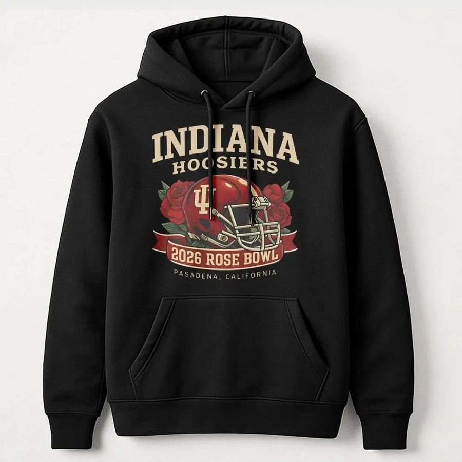 Indiana Rose Bowl Helmet Hoodie, 2026 Pasadena Football Hoodie, Unisex Football Appreal Womenswear Menswear Top