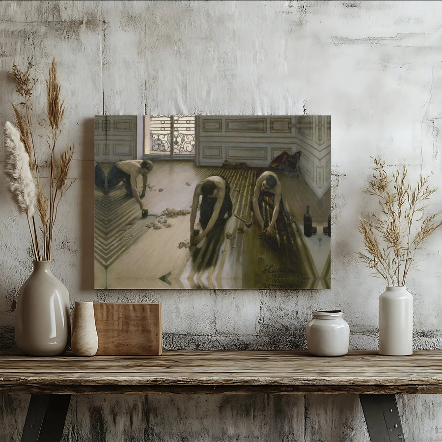 The Floor Scrapers Canvas Print | Gustave Caillebotte Impressionist Wall Art | Gallery-Quality 1.25" Profile | Famous Painting Reproduction Gift