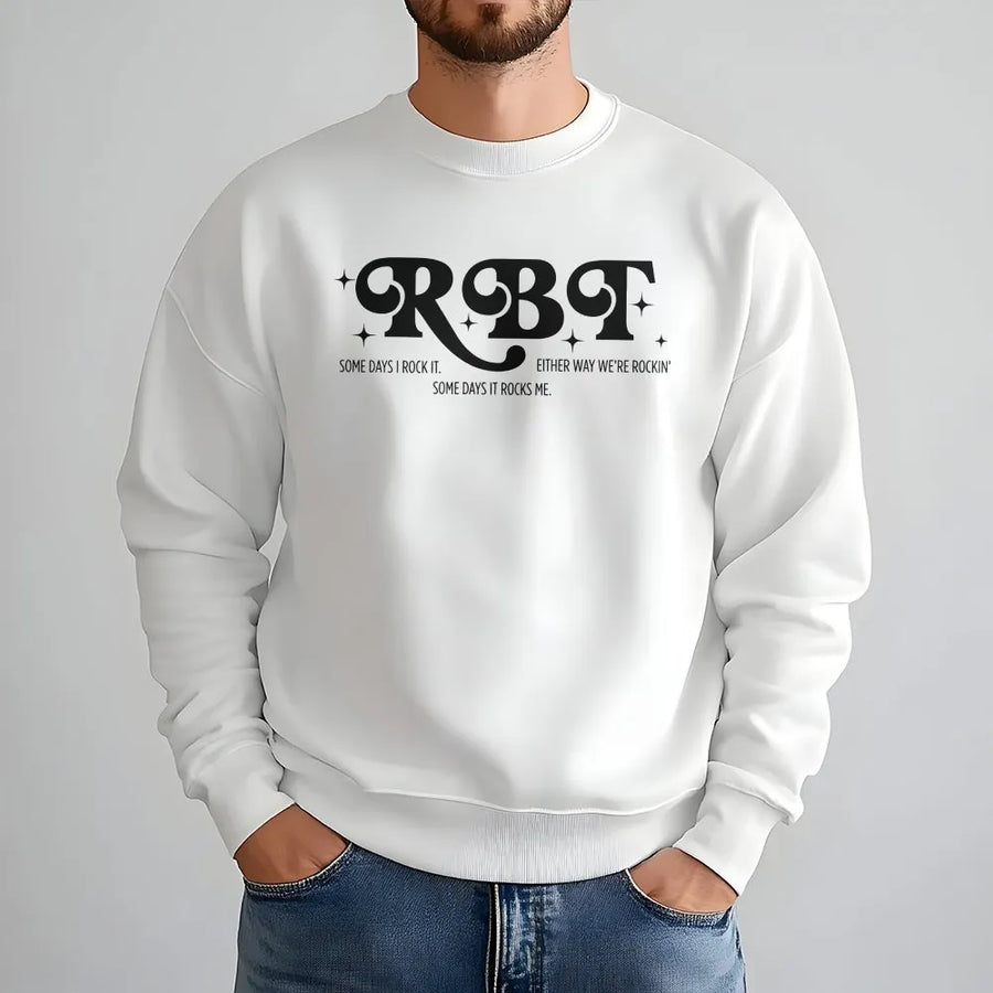 RBT Retro Sweatshirt | Registered Behavior Technician Gift | Premium Cotton Blend | Autism Therapy Professional Apparel