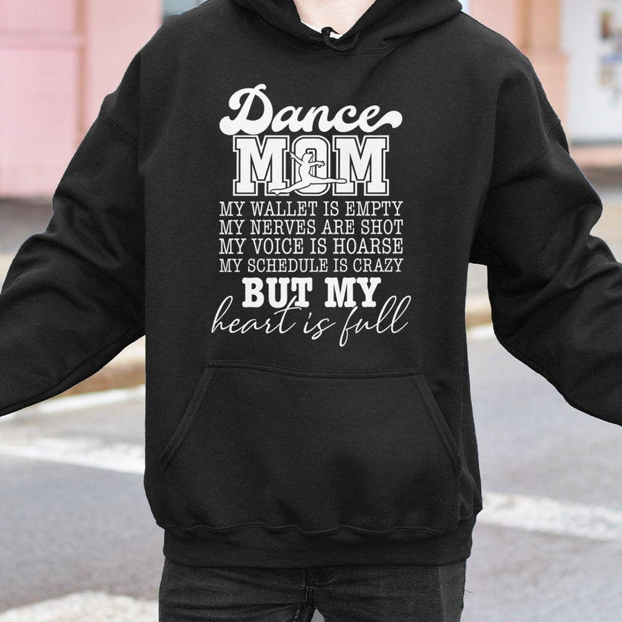 Dance Mom Hoodie | Funny Ballet Dancer Parent Quote | Premium Cotton-Blend Sweatshirt | Gift for Dance Studio Moms