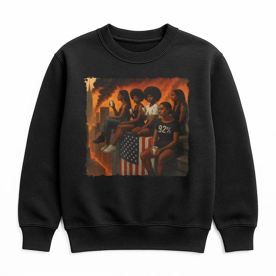 Black History 92 Percent Truth Sweatshirt | Political Commentary Graphic | Premium Soft Cotton | Gift for Black Women & Activists