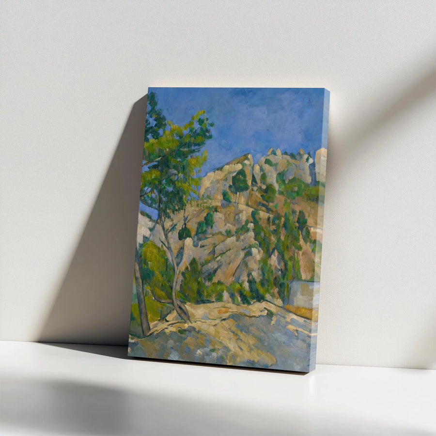 Cezanne Mont Sainte Victoire Canvas Wall Art | Post-Impressionist Landscape Print | Premium Gallery Wrapped Canvas | Classic Art Collector's Gift for Home Decor