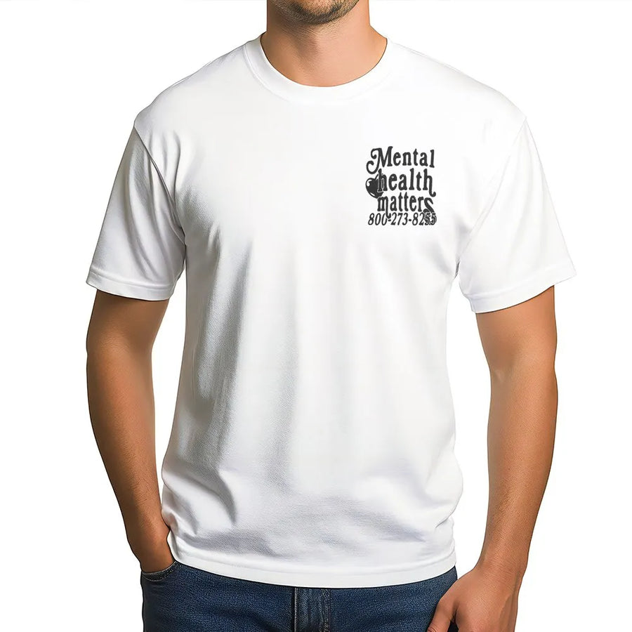 Mental Health Matters T-Shirt | Awareness Graphic Sweatshirt | Premium Cotton Blend | Inspirational Support Gift for Men and Women