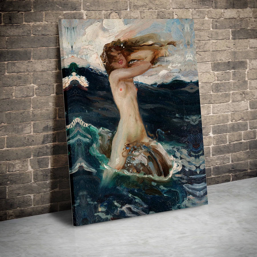 The Birth Of Venus Canvas Print | Odilon Redon Fine Art Reproduction | 1.25 Inch Gallery Wrap | Classic Mythology Wall Art Decor For Home