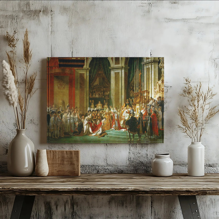 Coronation of Napoleon Canvas Print | Jacques-Louis David Historical Painting | Premium Gallery Quality Print | Collector's Gift for History Buffs