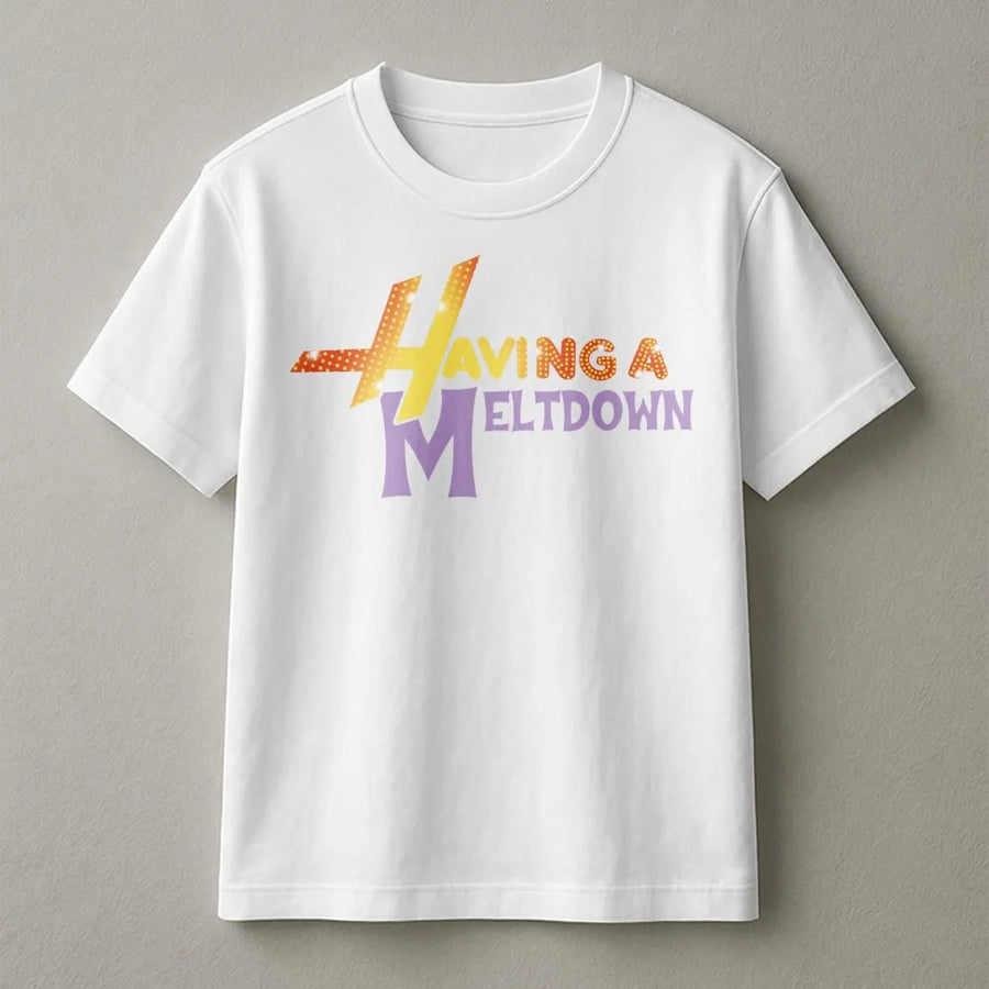 Having A Meltdown T-Shirt | Retro 2000s Pop Culture Graphic Tee | Premium Soft Cotton | Funny Nostalgic Gift For Women & Teens