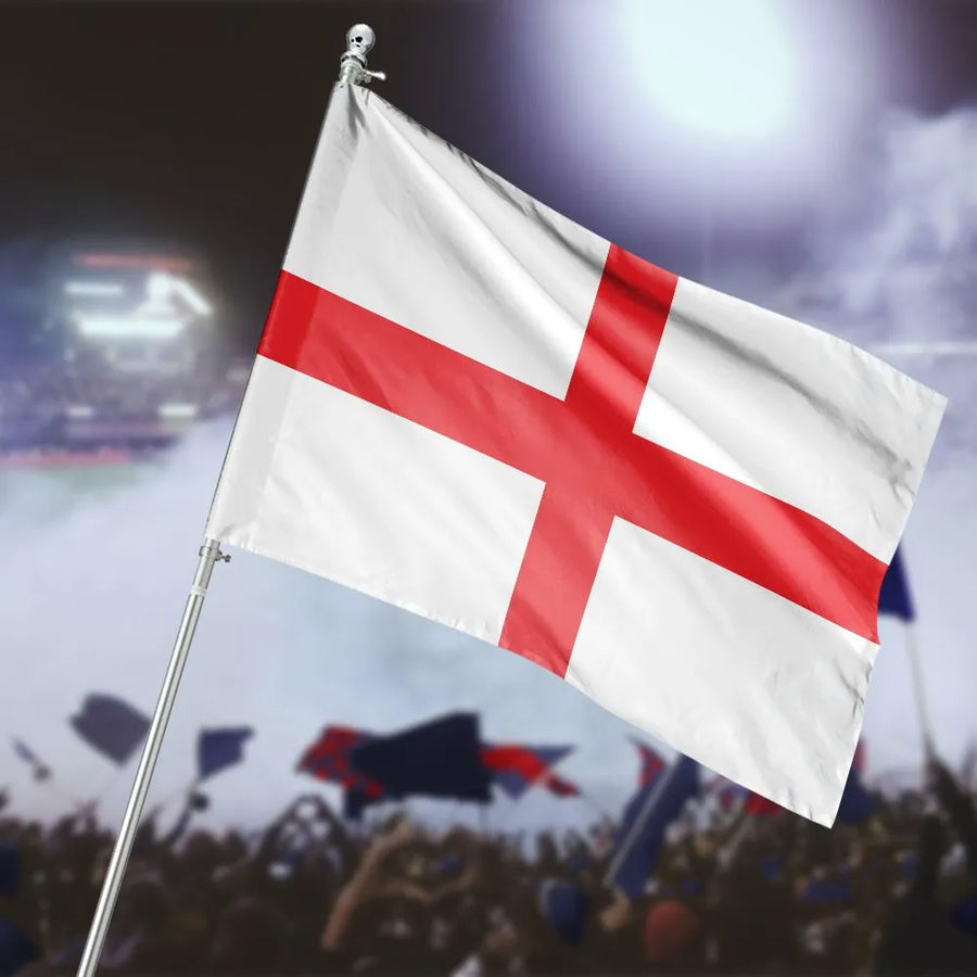 England Flag House Flag | St George's Cross Double Sided Print | Weather Resistant Polyester Banner | English Pride Patriotic Outdoor Decor Gift