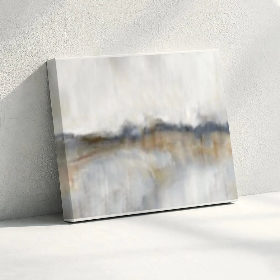 Abstract Landscape Canvas Wall Art | Minimalist Seascape Painting Print | Premium Gallery Wrapped Canvas | Modern Home & Office Decor Gift