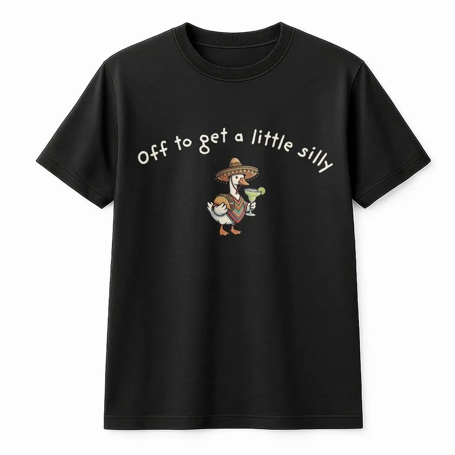 Funny Cinco de Mayo T-Shirt | Silly Goose with Sombrero Graphic Tee | Premium Cotton | Mexican Fiesta Party Gift for Men and Women
