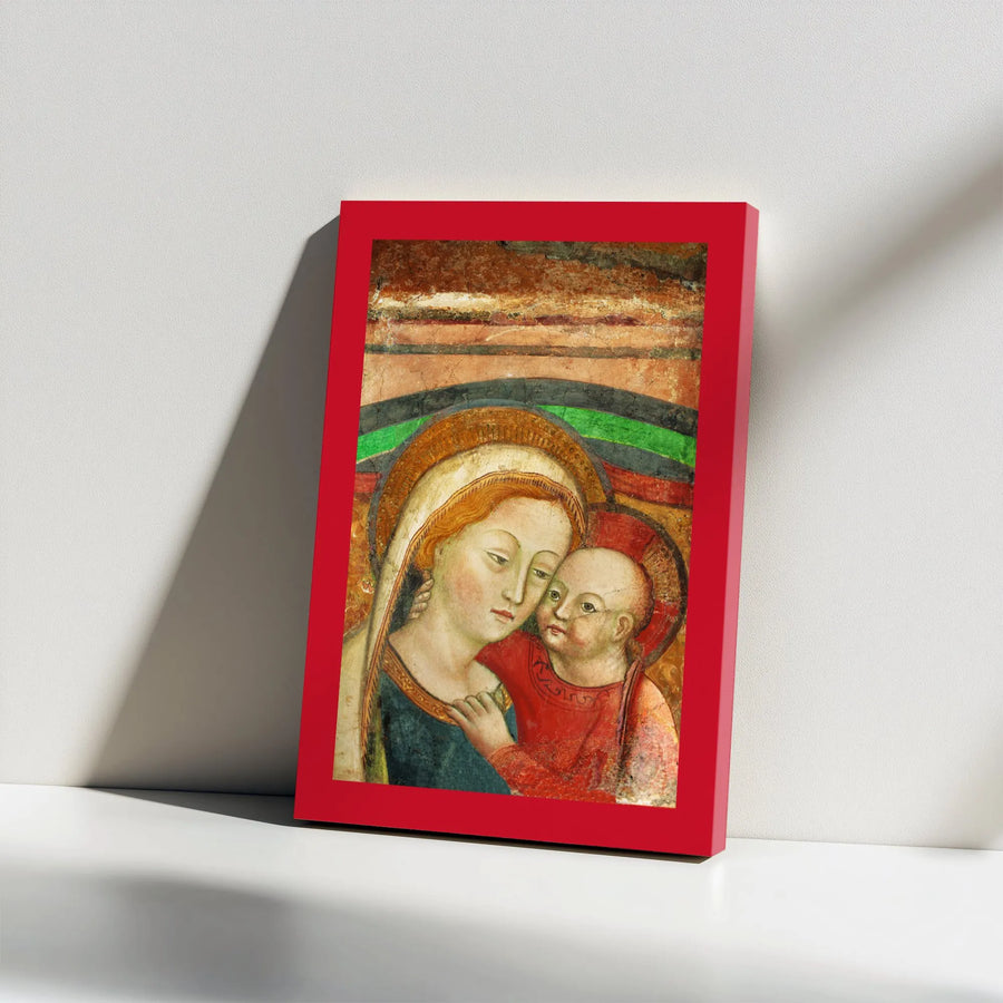 Madonna and Child Canvas Print | Lorenzo Monaco Religious Wall Art | Premium 1.25” Gallery Wrap | Classic Christian Home Decor Gift