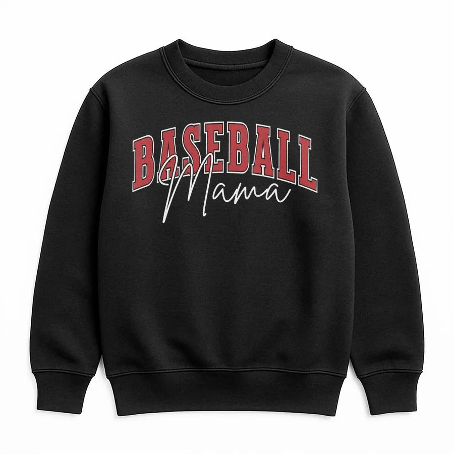 Baseball Mama Sweatshirt | Retro Game Day Apparel | Soft Cotton Blend | Premium Gift for Sports Mom