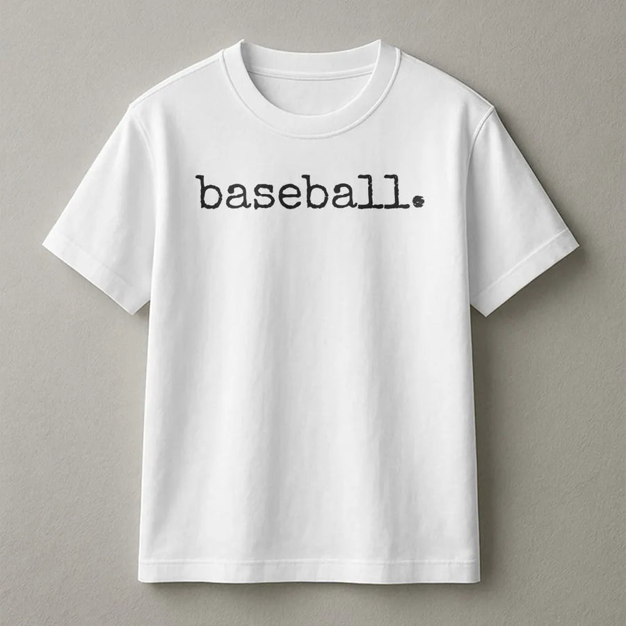 Retro Baseball T-Shirt | Vintage Style Sports Design | 100% Soft Cotton | Gift For Baseball Mom and Fan
