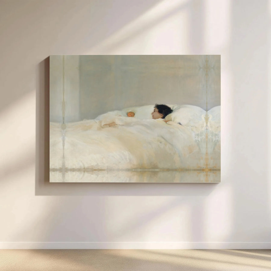 Mother and Child Canvas Print | Edmund Charles Tarbell Fine Art Reproduction | Gallery-Quality 1.25-Inch Profile | Nursery Wall Decor & Thoughtful Gift