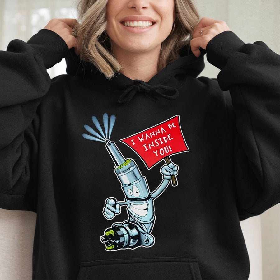 Fuel Injector Hoodie | Funny Car Mechanic Graphic Print | Premium Cotton Blend | Gift For Auto Enthusiasts and Gearheads