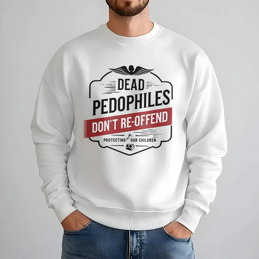 Protecting Our Children Sweatshirt | Anti-Predator Message Graphic | Premium Cotton Blend Crewneck | Unisex Advocacy Apparel Gift