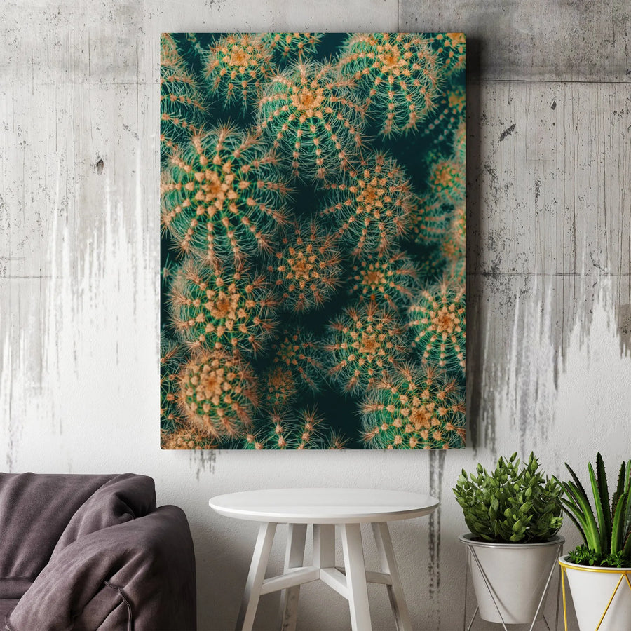 Cactus Canvas Wall Art | Modern Botanical Photography | Premium Gallery Wrap Canvas | Boho Desert Home Decor Gift