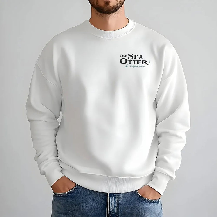 Sea Otter Sweatshirt | Minimalist Marine Biology Graphic Tee | Premium 100% Cotton | Gift for Ocean Lover and Wildlife Enthusiast