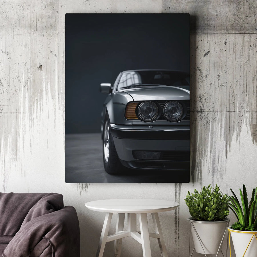 Classic Sedan Car Wall Art | Moody Automotive Photography | Gallery Wrapped Premium Canvas | Gift for Car Enthusiasts