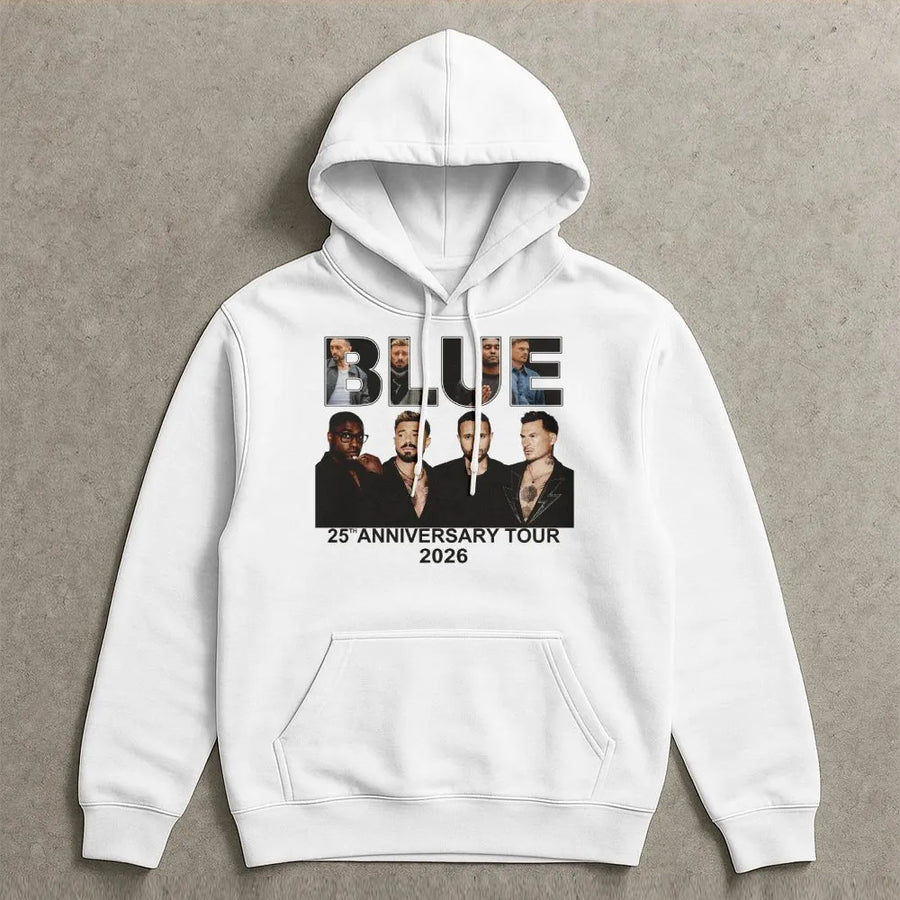 Music Concert Tour Hoodie | 25th Anniversary Graphic Print | Soft Cotton-Polyester Blend | Limited Edition Gift For Music Lovers