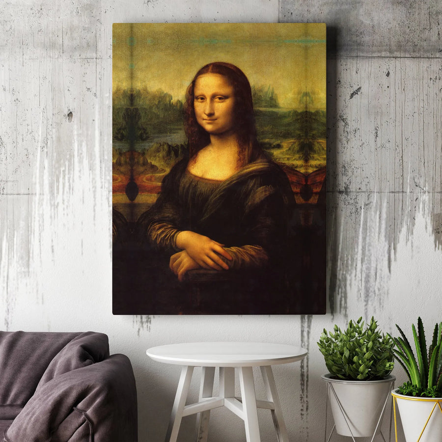 Mona Lisa Canvas Print by Da Vinci | Famous Renaissance Painting Reproduction | Premium Gallery Wrapped Wall Art | Collector's Gift for Art Lovers