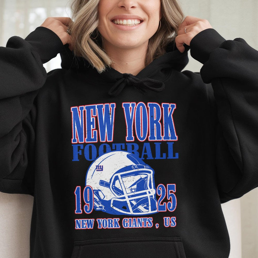 New York Football 1925 New York Giants, Us With Football Helmet Hoodie