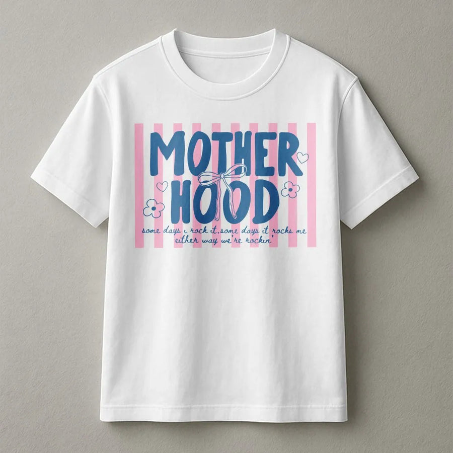 Trendy Motherhood T-Shirt | Cool Mom Club Graphic Sweatshirt | Premium Soft Cotton Blend | Perfect Gift for New Mama, Mom Life Apparel