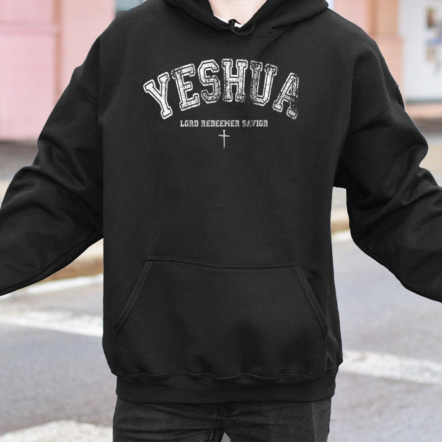 Yeshua Hoodie | Christian Apparel Faith Based Design | Premium Cotton Blend | Gift for Believers