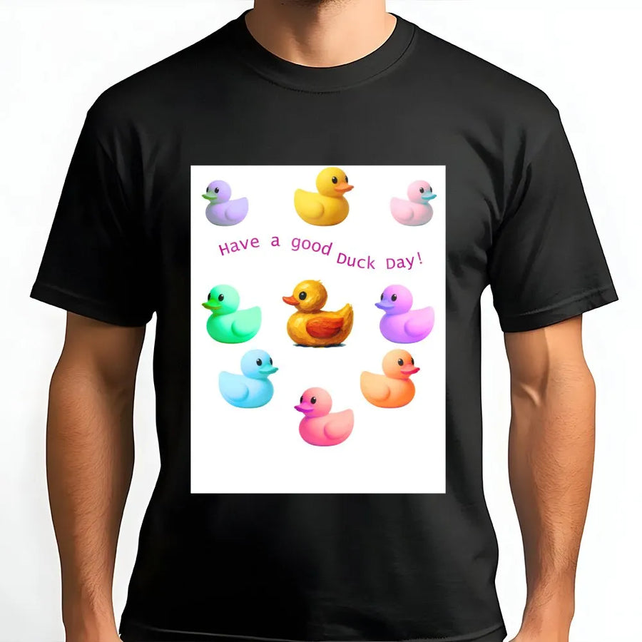 Funny Duck T-Shirt | 'Have a Good Duck Day' Pun Graphic | Premium Cotton-Blend Sweatshirt | Sarcastic Novelty Gift for Adults