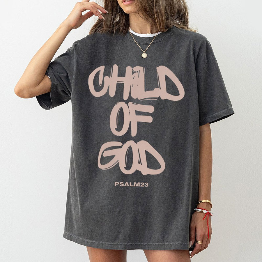 Child Of God T-Shirt | Minimalist Christian Graphic Print | Premium 100% Cotton | Inspirational Faith Gift for Men and Women