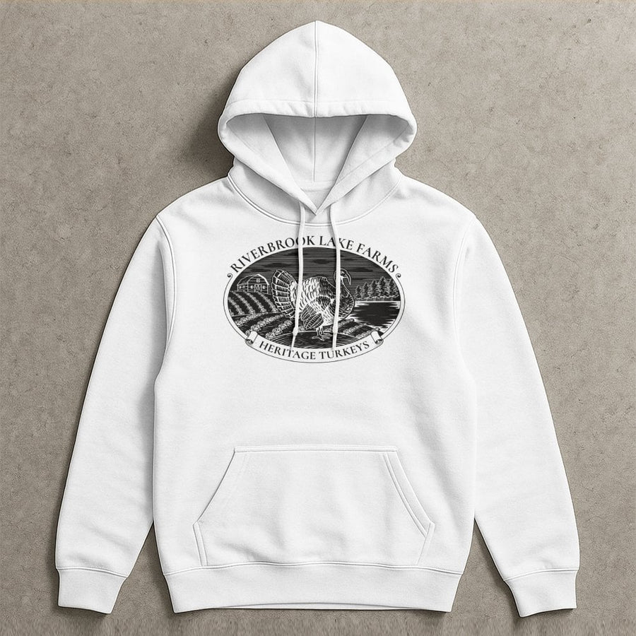 Heritage Turkey Hoodie | Farmhouse Fall Graphic Print | Premium Cotton Blend | Thanksgiving Gift For Nature Lovers